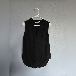 Black Sleeveless Blouse